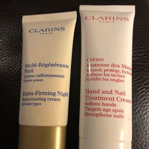 Clarins Paris creams